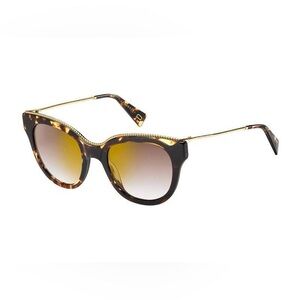 MARC JACOBS SUNGLASSES MARC 165/S 086-JL HAVANA/BROWN GOLD MIRROR AUTHENTIC